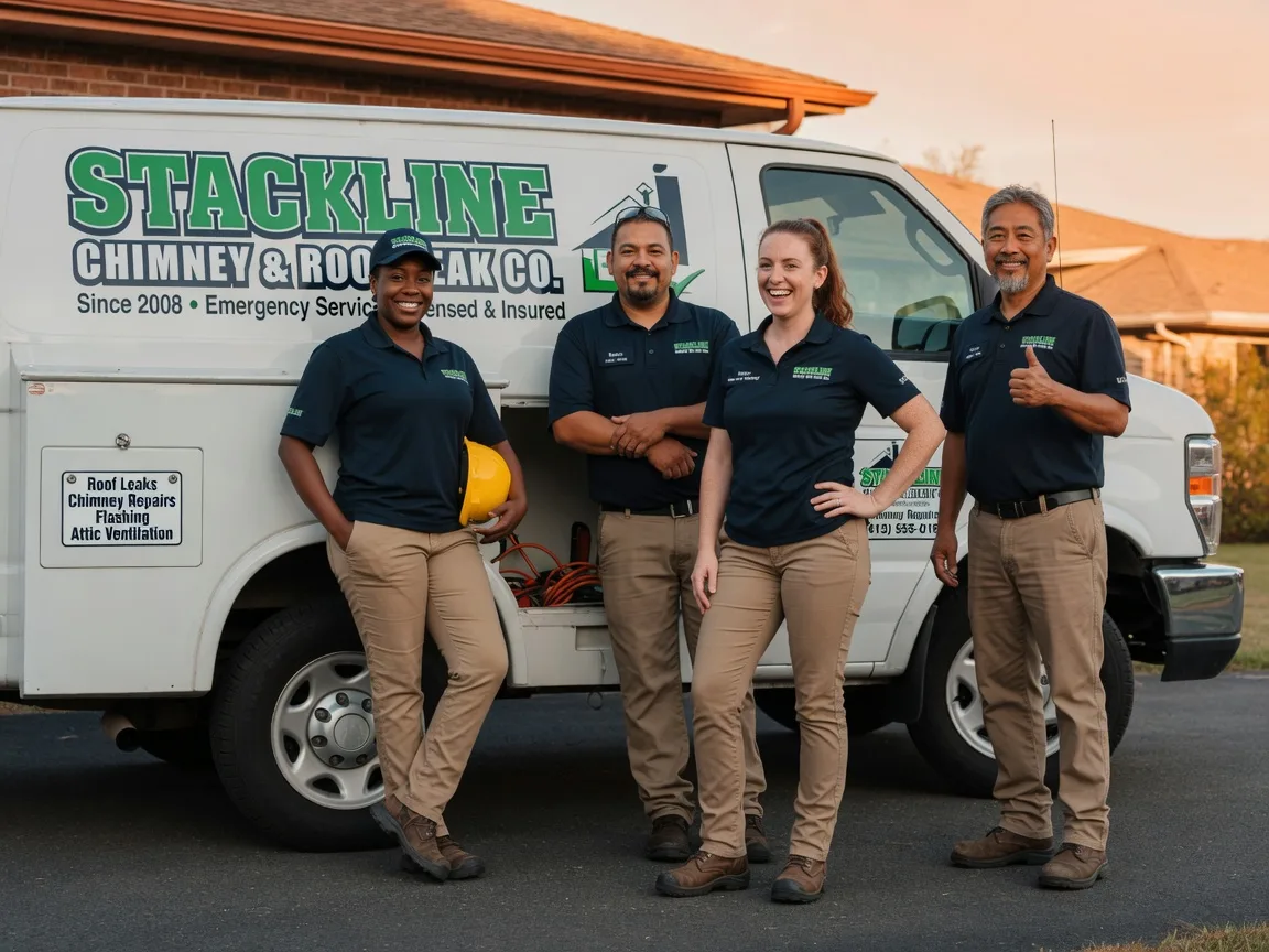 Chimney flashing repair company in Mcleod, TX